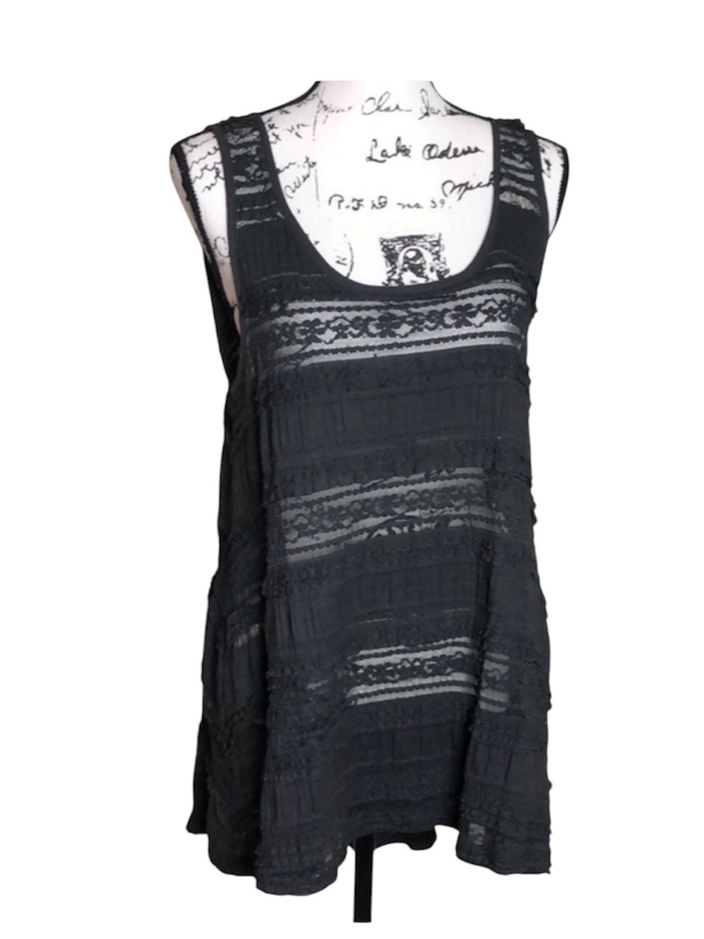 Pins and Needles Long Tank Top Size S